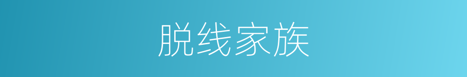 脱线家族的同义词