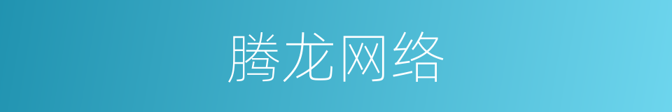 腾龙网络的同义词