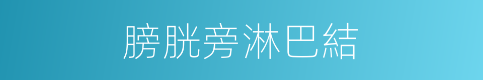 膀胱旁淋巴結的同義詞