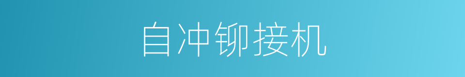 自冲铆接机的同义词