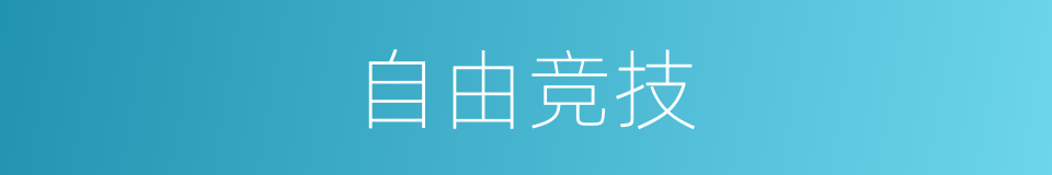 自由竞技的同义词