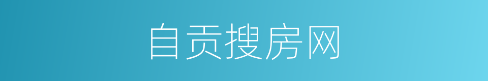 自贡搜房网的同义词
