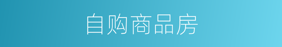 自购商品房的同义词
