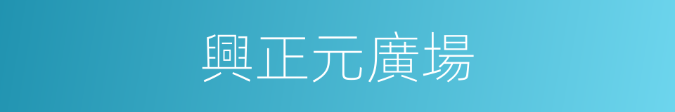 興正元廣場的同義詞