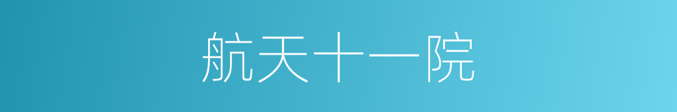 航天十一院的同义词