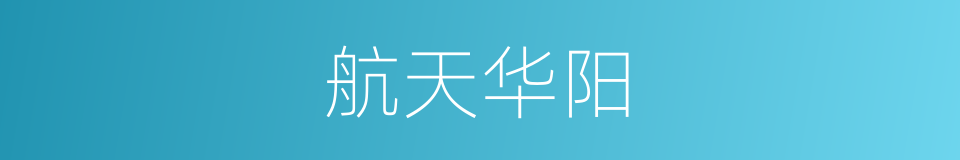 航天华阳的同义词