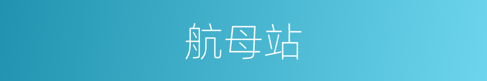 航母站的同义词