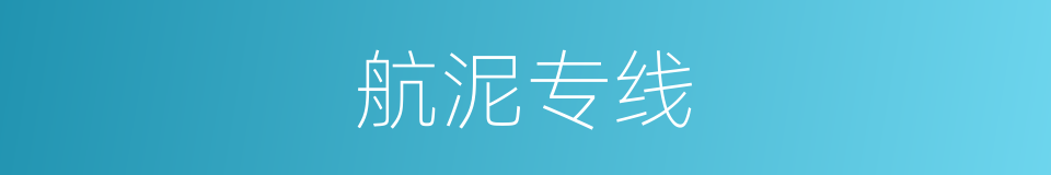 航泥专线的同义词