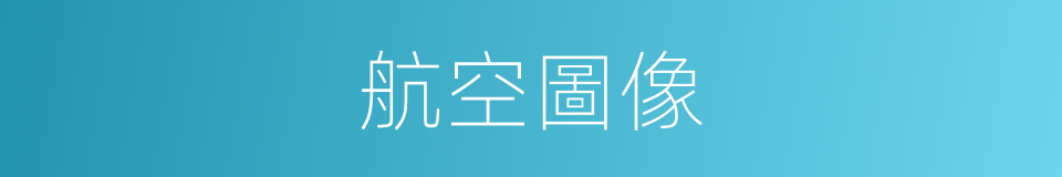 航空圖像的同義詞