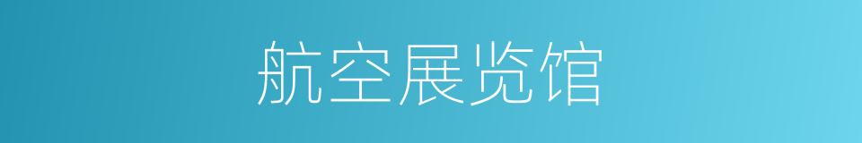 航空展览馆的同义词