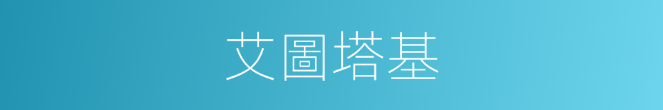 艾圖塔基的同義詞