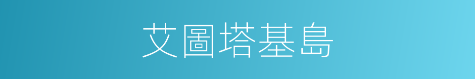 艾圖塔基島的同義詞