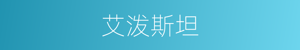 艾泼斯坦的同义词