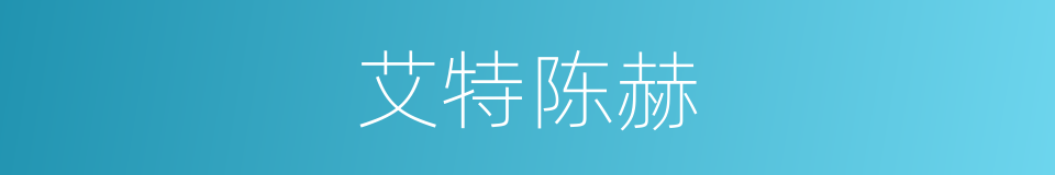 艾特陈赫的同义词