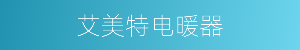 艾美特电暖器的同义词