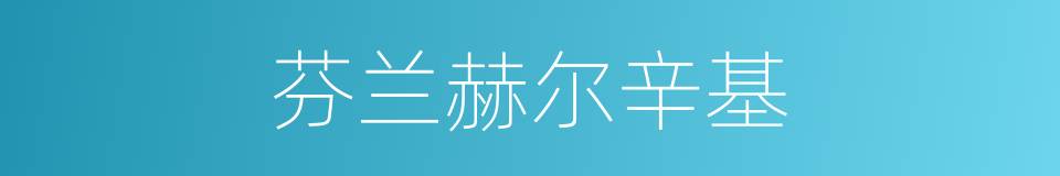 芬兰赫尔辛基的同义词