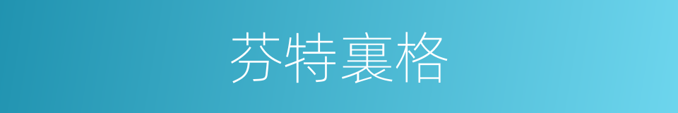 芬特裏格的同義詞