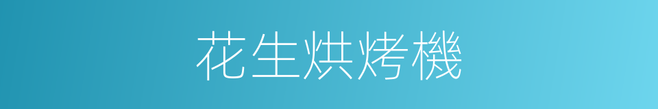 花生烘烤機的同義詞