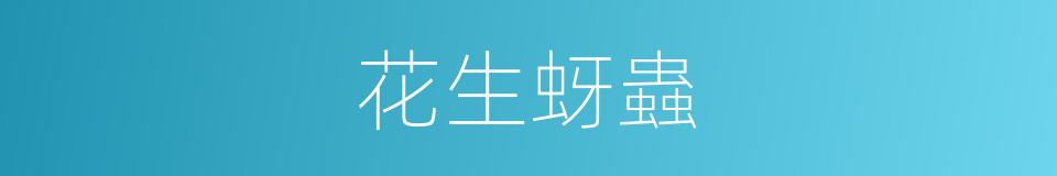 花生蚜蟲的同義詞