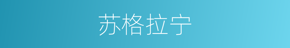 苏格拉宁的同义词