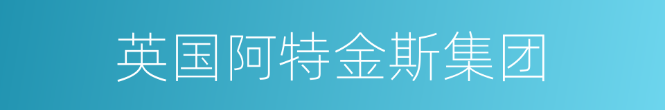 英国阿特金斯集团的同义词
