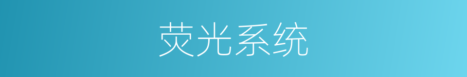 荧光系统的同义词