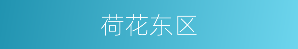 荷花东区的同义词