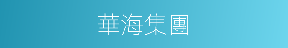 華海集團的同義詞