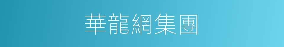 華龍網集團的同義詞