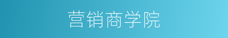 营销商学院的同义词
