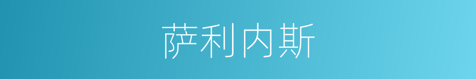 萨利内斯的同义词