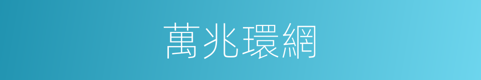 萬兆環網的同義詞