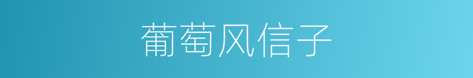 葡萄风信子的同义词