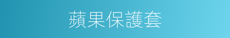 蘋果保護套的同義詞