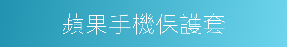 蘋果手機保護套的同義詞