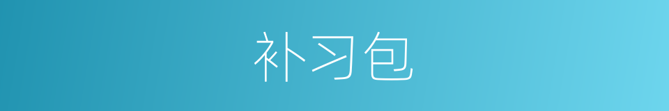 补习包的同义词