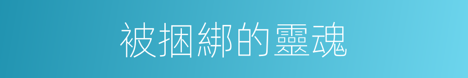 被捆綁的靈魂的同義詞