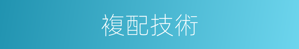 複配技術的同義詞