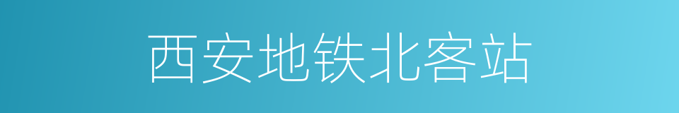 西安地铁北客站的同义词
