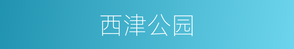西津公园的同义词
