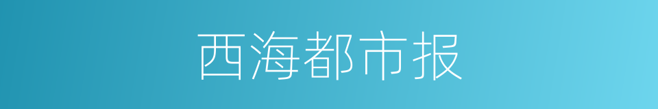 西海都市报的同义词