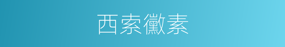 西索黴素的同義詞
