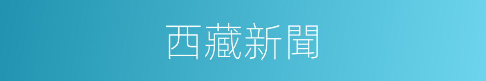 西藏新聞的同義詞