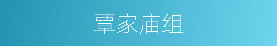 覃家庙组的同义词