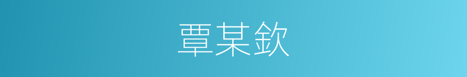 覃某欽的同義詞