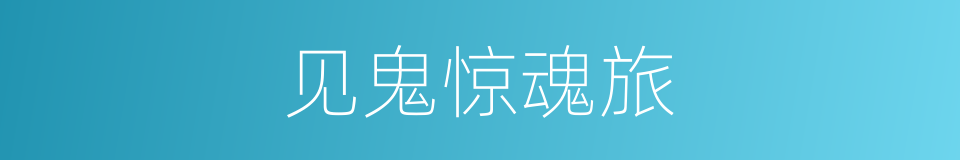 见鬼惊魂旅的同义词