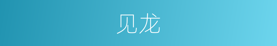 见龙的同义词