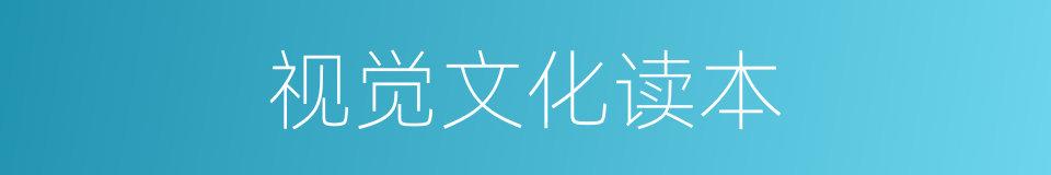 视觉文化读本的同义词