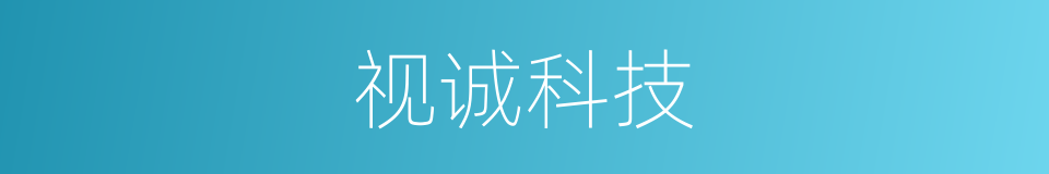 视诚科技的同义词