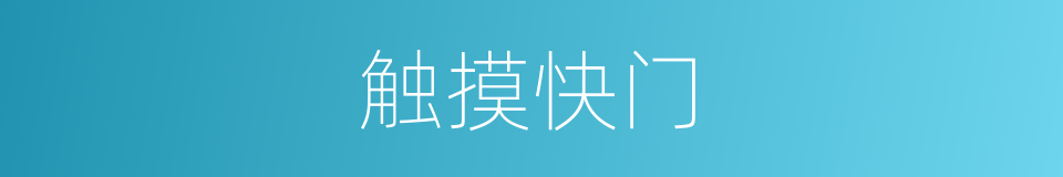 触摸快门的同义词